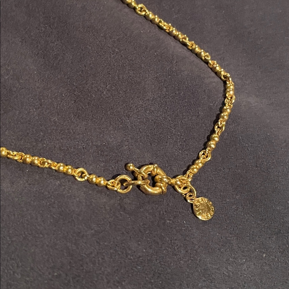 J Crew- Pearl & Gold opera style necklace - Picture 4 of 4